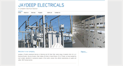 Desktop Screenshot of jaydeepelectricals.com